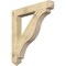 Ekena Millwork Funston Arts & Crafts Rough Sawn Bracket, Douglas Fir, 6"W x 44"D x 48"H BKT06X44X48FST03RDF - alternate 1